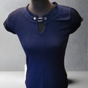 Navy Blue Women's Top